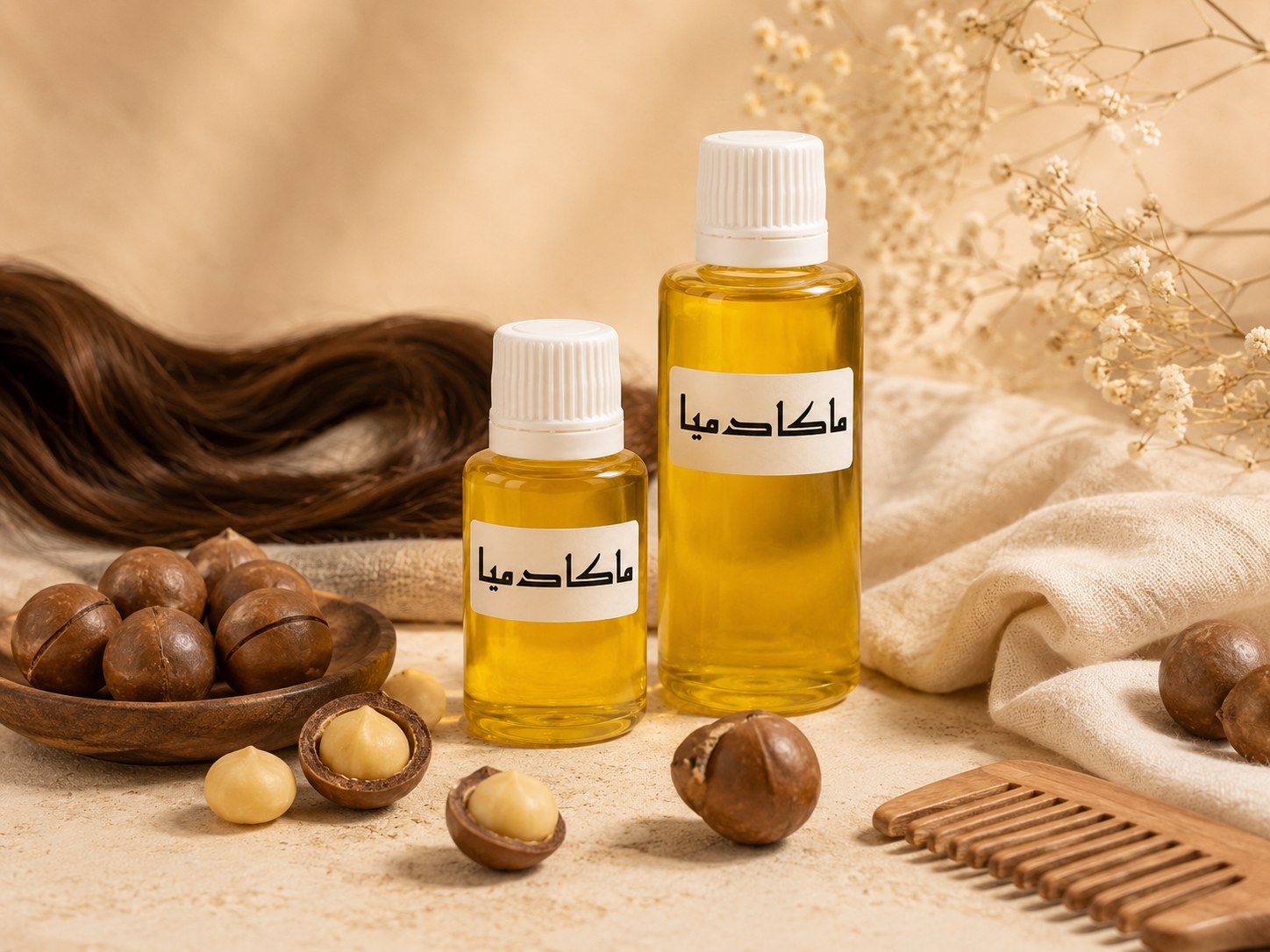 روغن ماکادمیا برای مو؛ فواید، طرز استفاده و مقایسه با آرگان