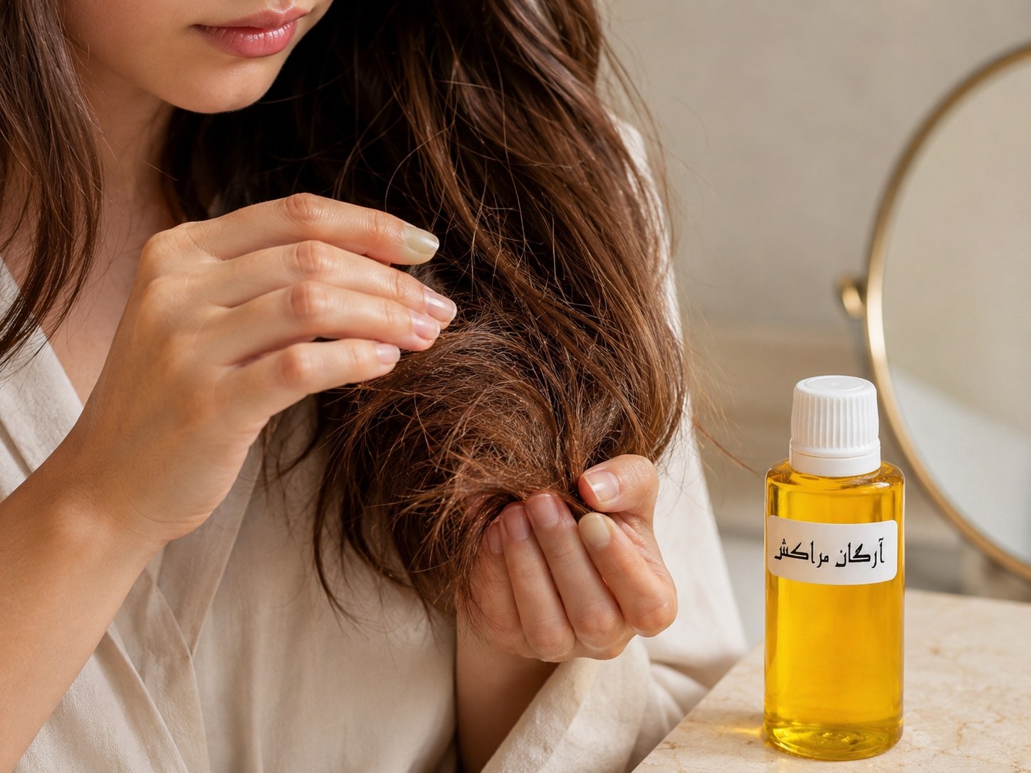 روتین روغن مو برای موهای خشک و وز؛ آرگان، ماکادمیا، کرچک، رزماری یا کندش؟